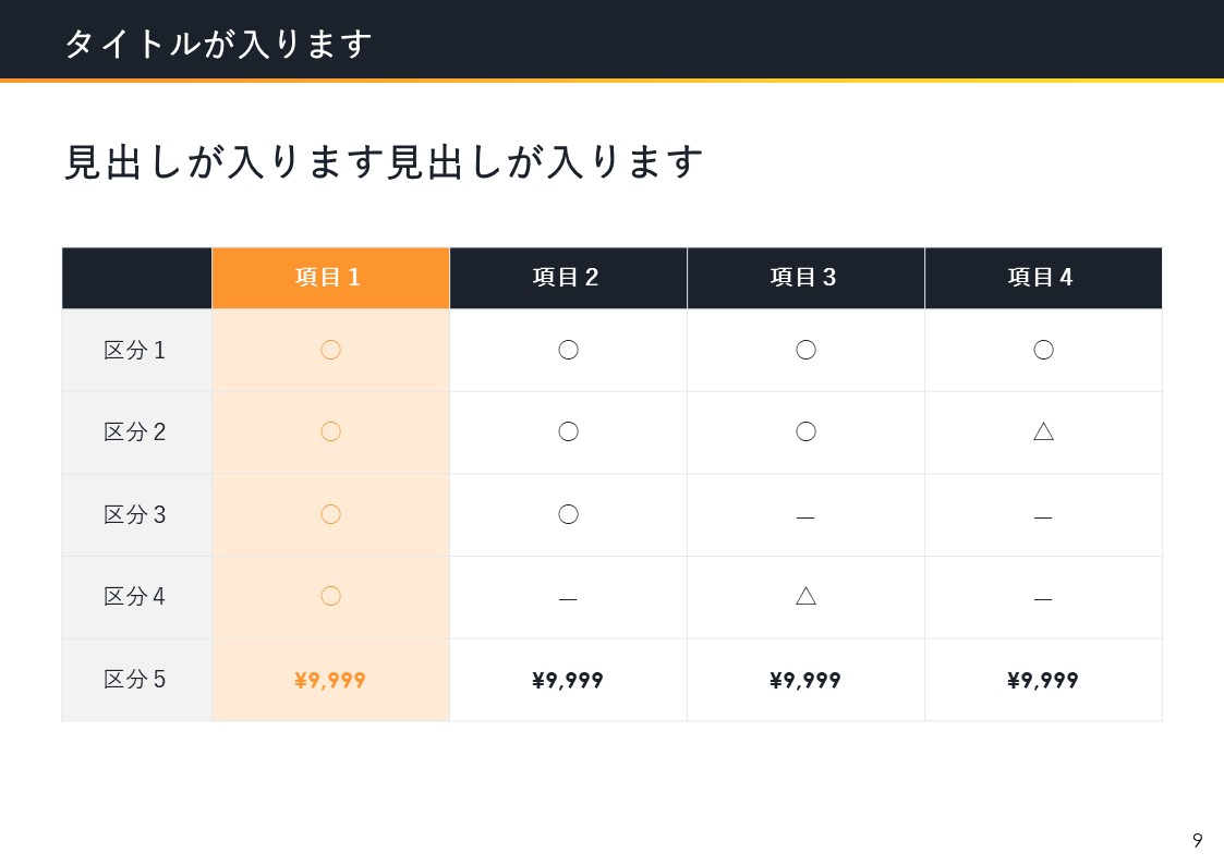 スライドサムネイル